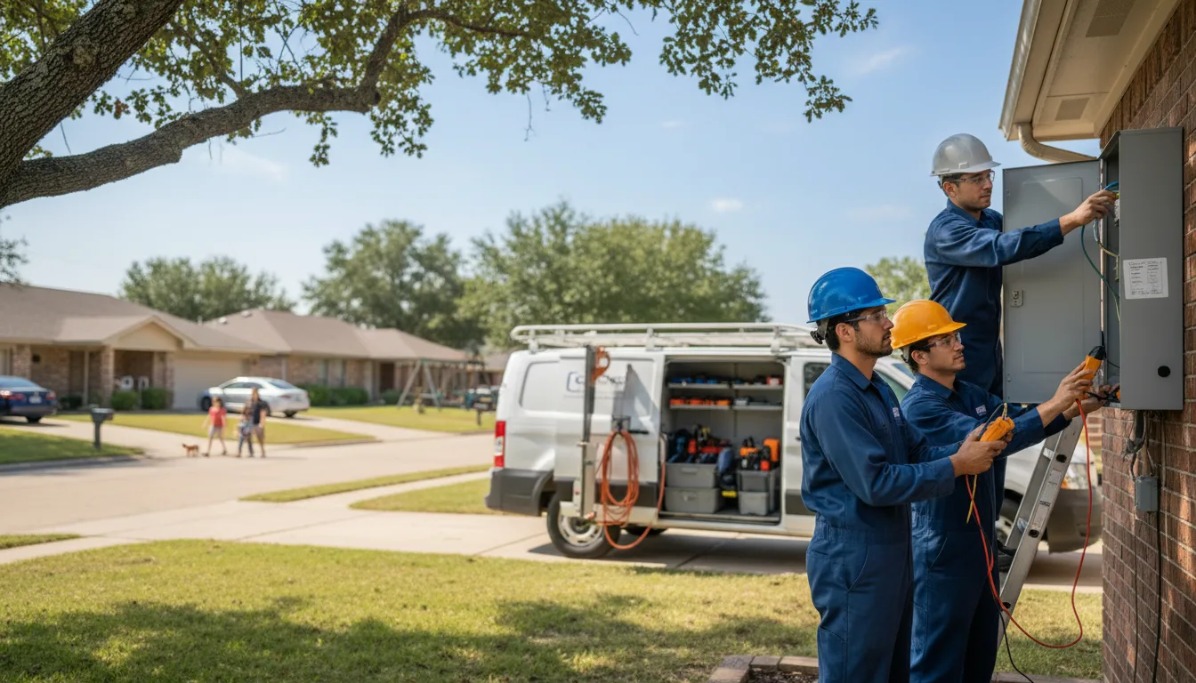Certified electrician providing emergency electrical services in Bergland, MI